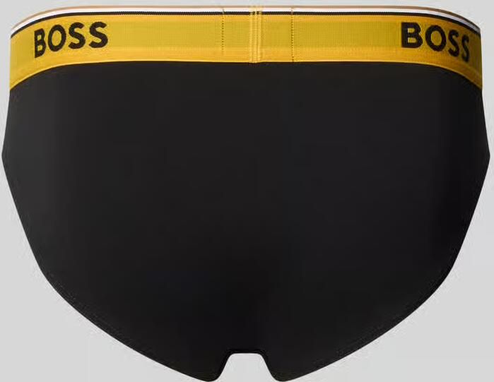 Boss Slip van katoenmix in set van 3 model 'BRIEF 3P POWER' - Foto 2