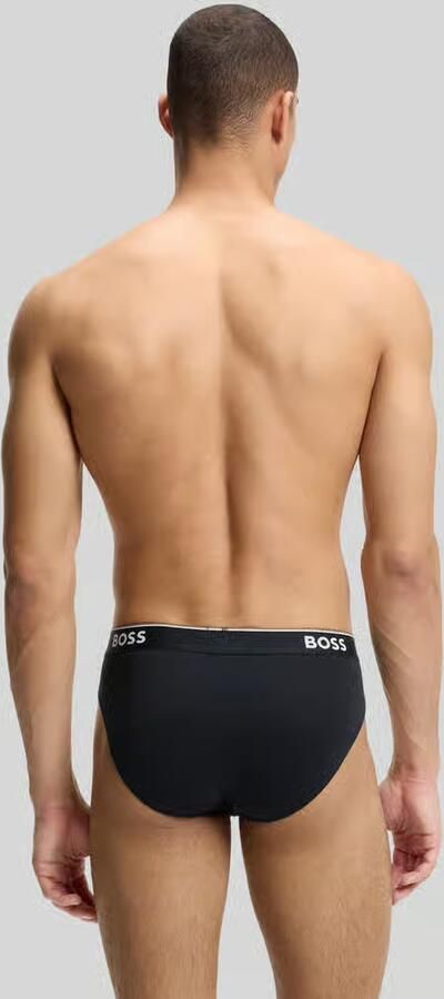Boss Slip van katoenmix in set van 3 model 'BRIEF 3P POWER' - Foto 2