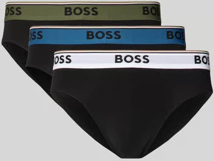 Boss Slip van katoenmix set van 3 in het model 'POWER' - Foto 2