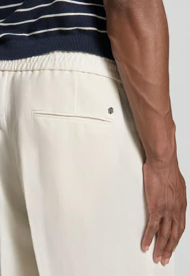Boss Smalle broek van mix van lyocell en linnen model 'C-PhilC' - Foto 2