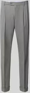Boss Smalle broek van zuivere scheerwol model 'H-Perin'