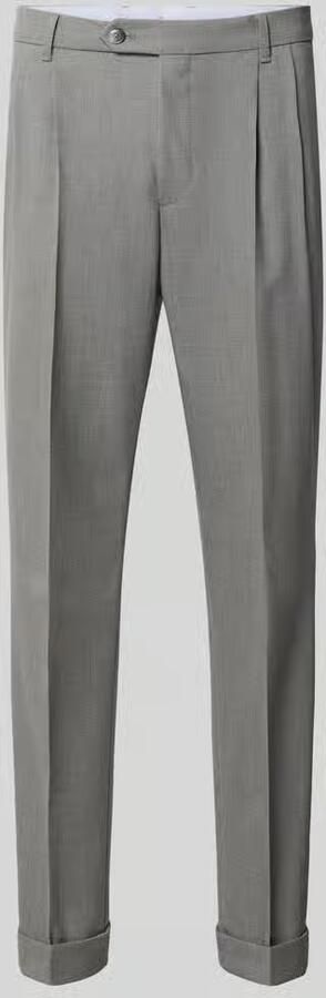 Boss Smalle broek van zuivere scheerwol model 'H-Perin'