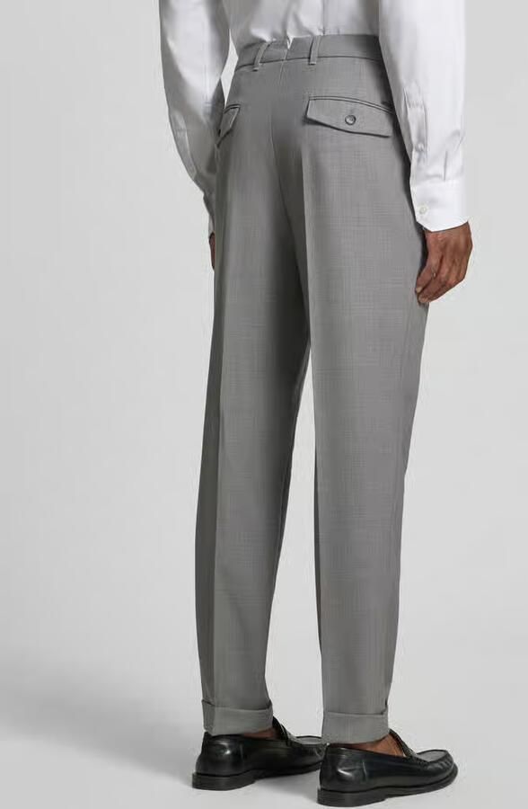 Boss Smalle broek van zuivere scheerwol model 'H-Perin' - Foto 3