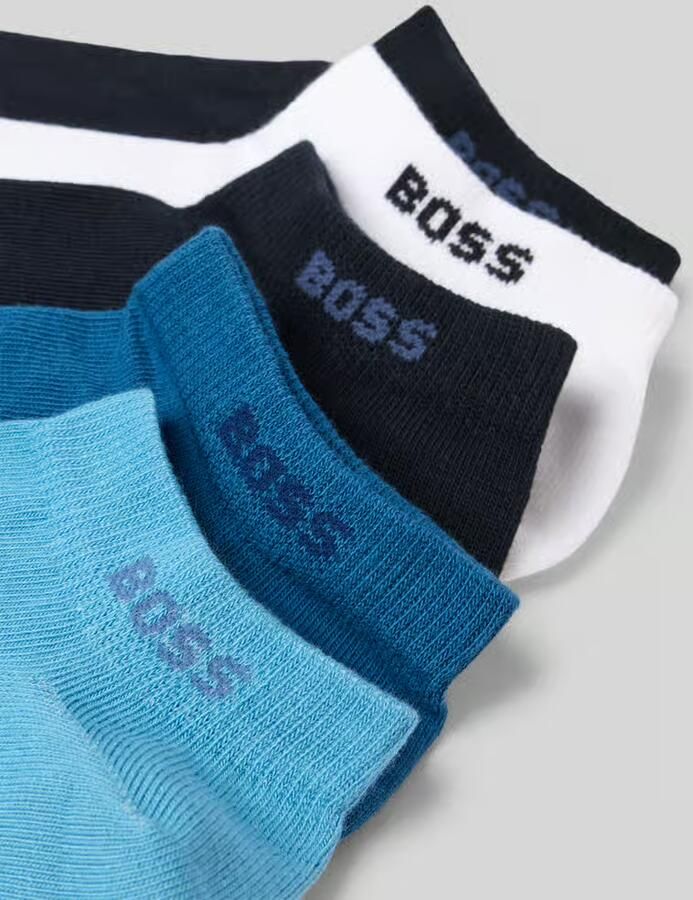 Boss Sneakersokken in een set van 5 in een multiverpakking met logodetail