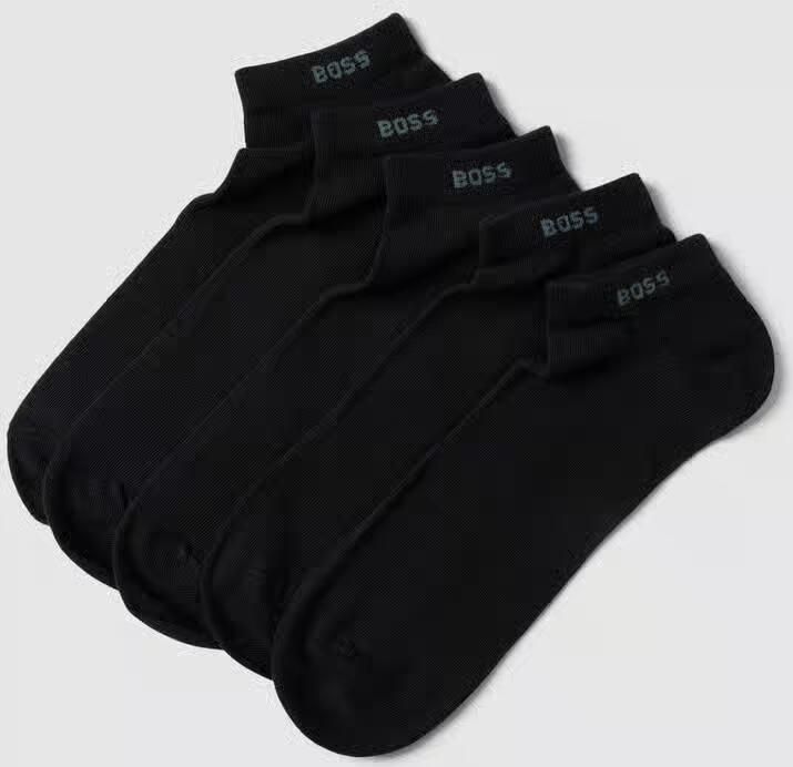 Boss Sneakersokken met labeldetail in een set van 5 paar - Foto 6