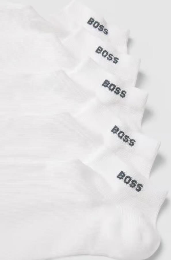 Boss Sneakersokken met labeldetail in een set van 5 paar - Foto 3