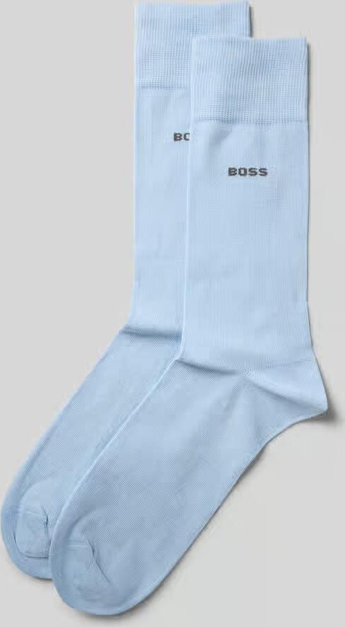 Boss Sokken van katoenmix in een set van 2 paar - Foto 2