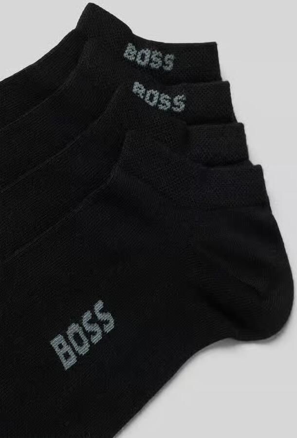 BOSS Sokken 2P AS Logo Bamboo met dubbele logo-opdruk (set 2 paar) - Foto 3