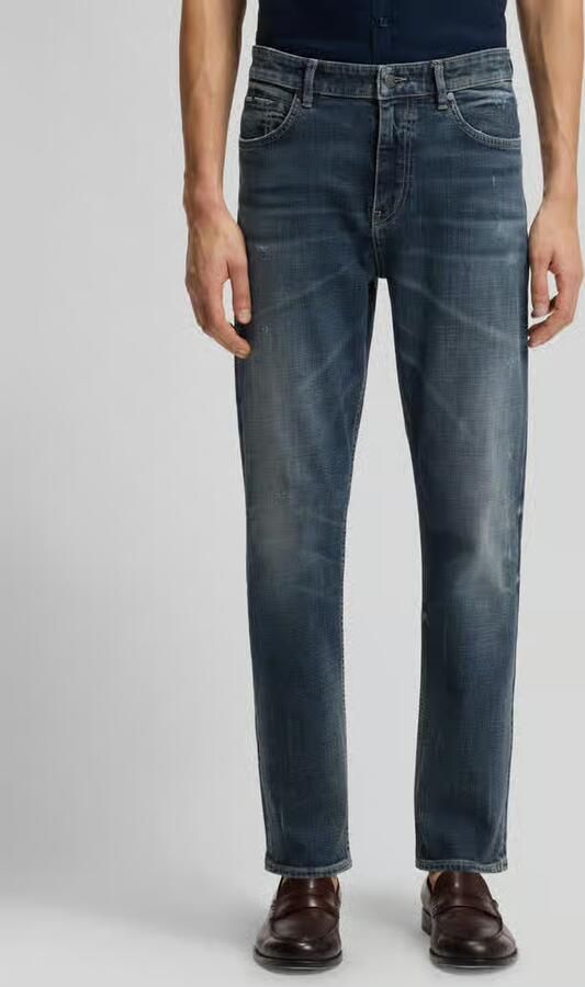 Boss straight fit jeans met 5-pocketmodel model 'C-OGDEN' - Foto 3