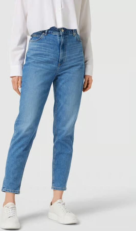 Boss Straight fit jeans met labeldetails model 'RUTH' - Foto 2