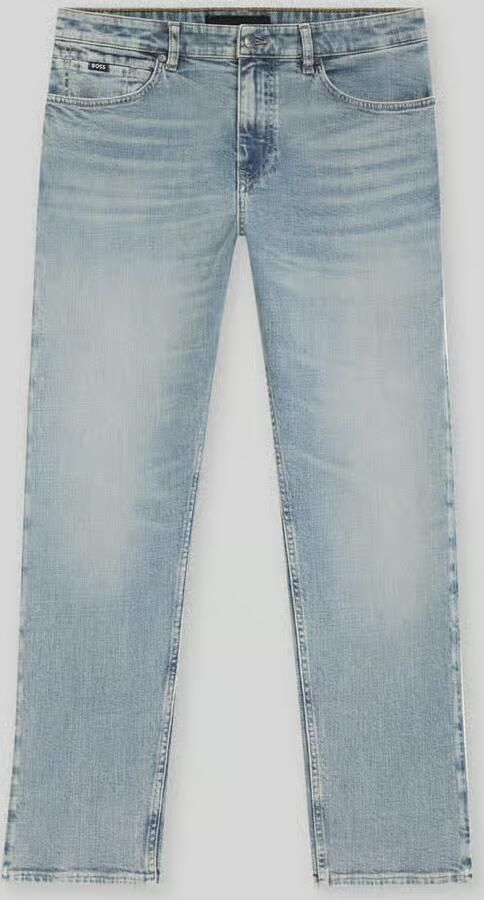 Boss straight fit jeans van katoenmix model 'C-OGDEN' - Foto 2