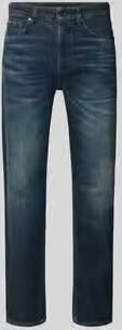 Boss straight fit jeans van katoenmix model 'C-Ogden'