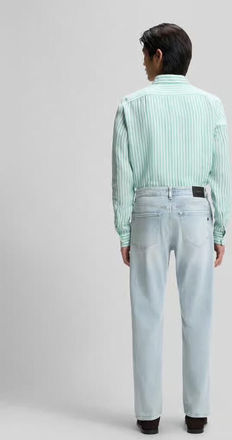 Boss straight fit jeans van katoenmix model 'C-OGDEN'