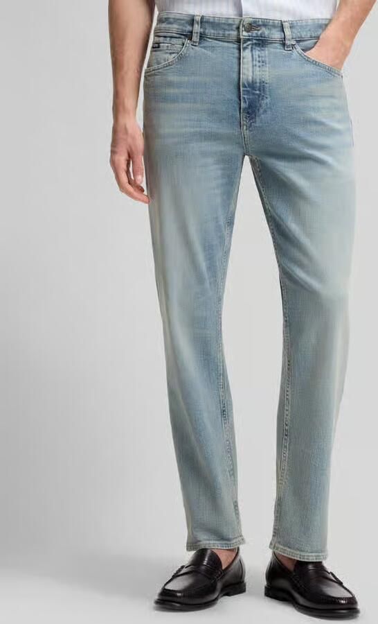 Boss straight fit jeans van katoenmix model 'C-OGDEN' - Foto 2