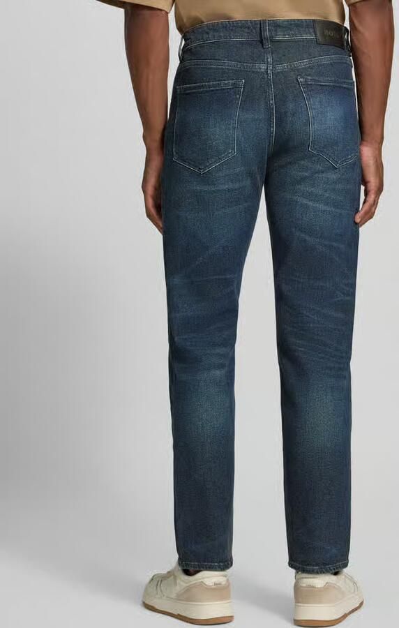 Boss straight fit jeans van katoenmix model 'C-Ogden' - Foto 2