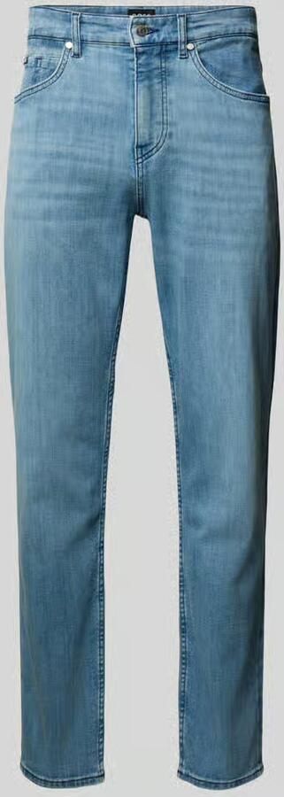 Boss Regular fit jeans met labeldetail model 'Maine' - Foto 2