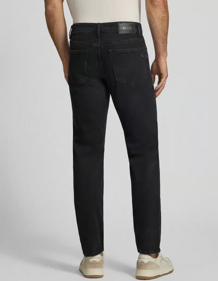 Boss straight fit jeans van katoenmix model 'Ogden' - Foto 2