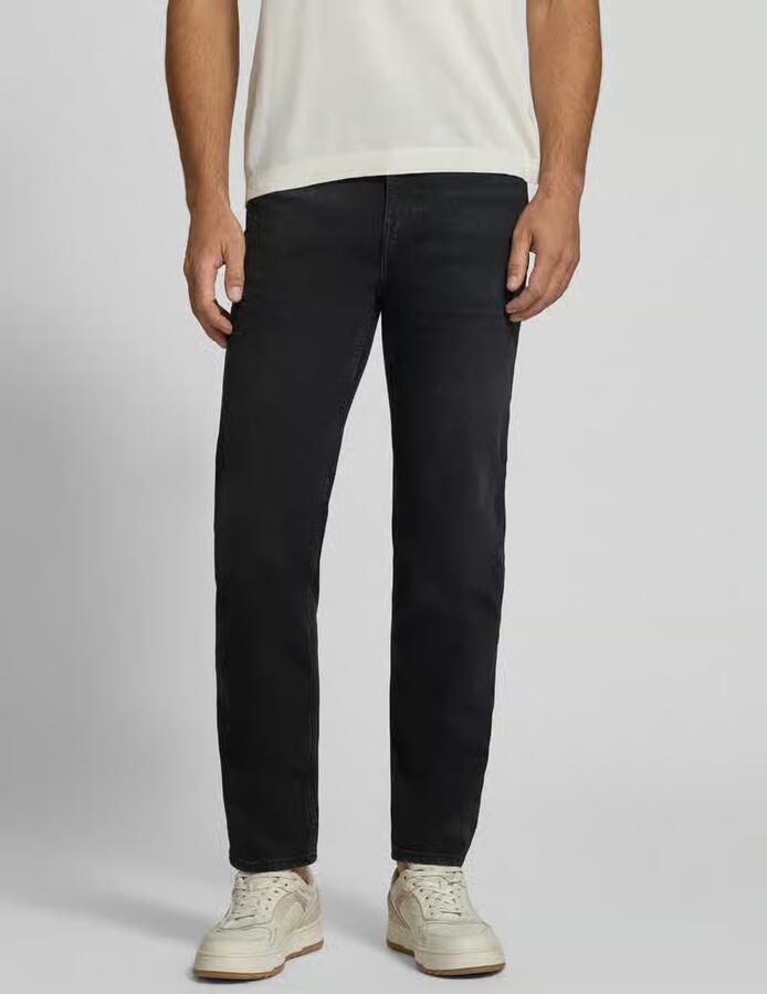 Boss straight fit jeans van katoenmix model 'Ogden' - Foto 3