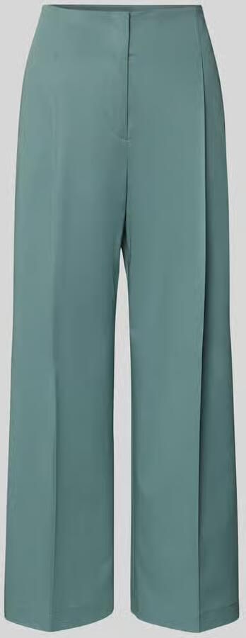 Boss Straight leg bandplooibroek van katoenmix model 'TULOTTA'
