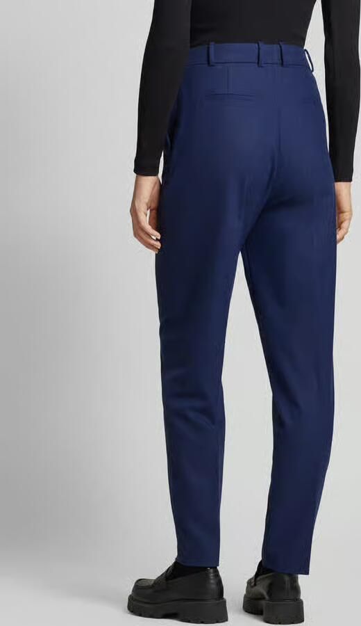 Boss Straight leg pantalon met persplooien model 'Tabitha'