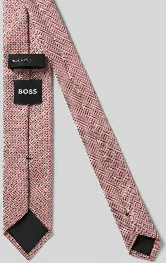 Boss Stropdas van zijdemix model 'H-TIE CM6 262'