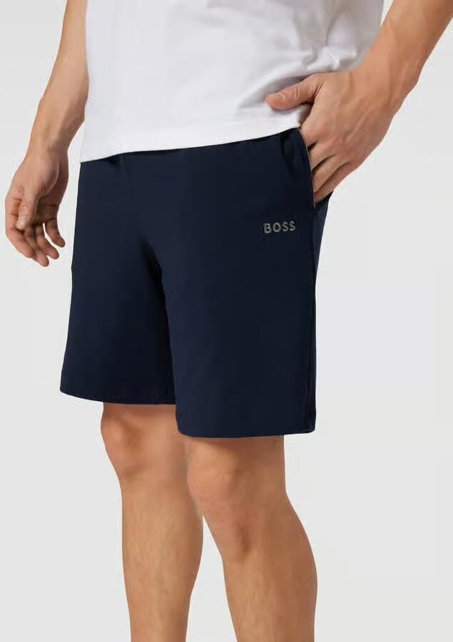Boss Sweatpants met labelstitching model 'Mix&Match' - Foto 2