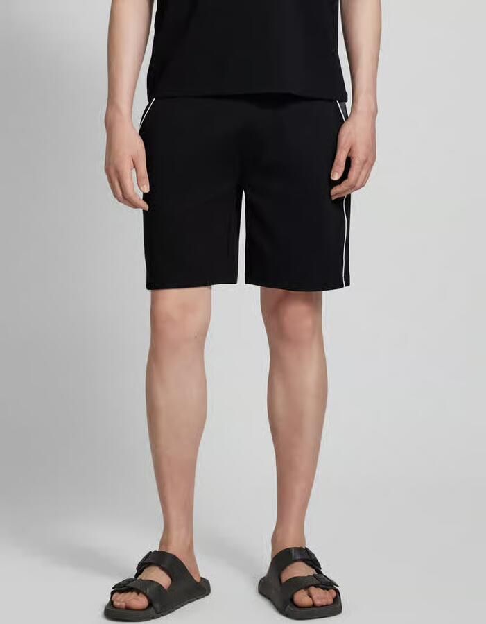 Boss Sweatshorts met labelstitching - Foto 2
