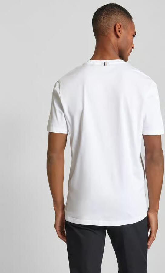 Boss Black Heren Polo T-shirts Tessler 150 White Heren - Foto 5