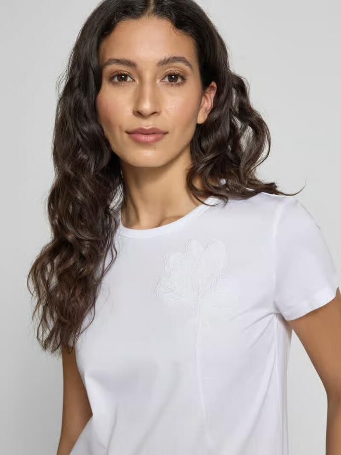 Boss T-shirt met labeldetail model 'Eventsa'