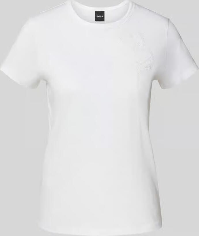 Boss T-shirt met labeldetail model 'Eventsa' - Foto 2