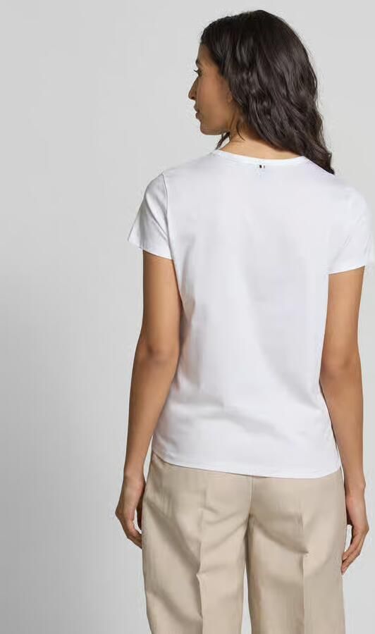 Boss T-shirt met labeldetail model 'Eventsa' - Foto 4