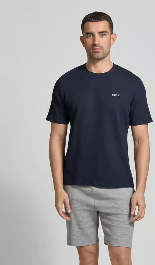 Boss T-shirt met labelstitching - Foto 7