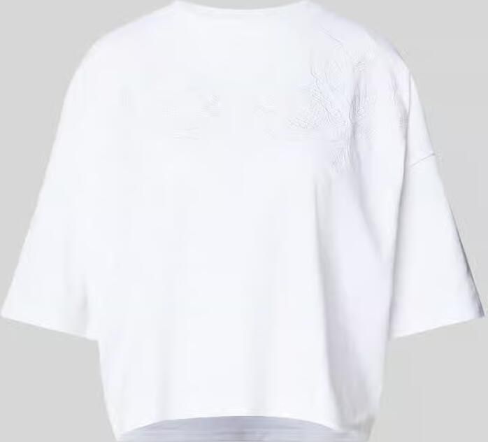 Boss T-shirt met motiefstitching model 'Enesse' - Foto 2