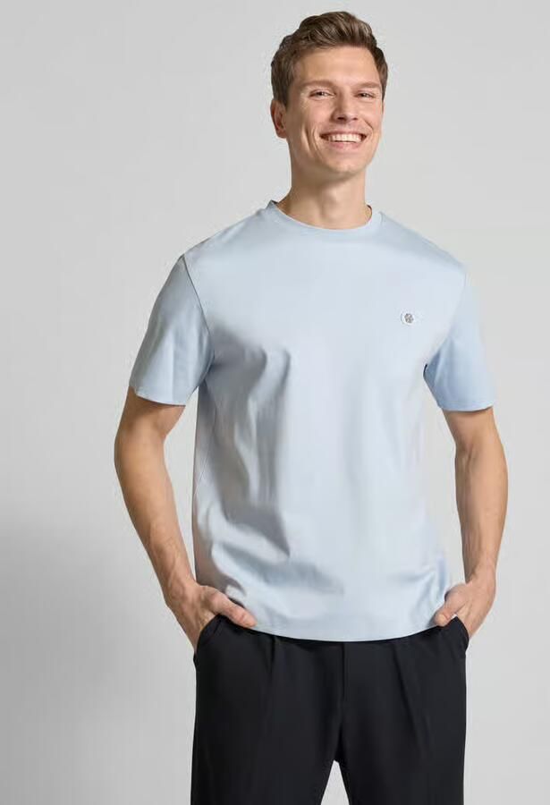 Hugo Boss Blauw T-shirt met Double B-monogram Blue Heren - Foto 7
