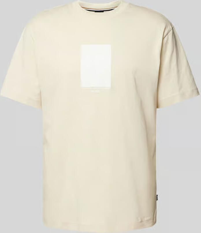 Boss T-shirt met statement- en labelprint model 'Tessin' - Foto 2