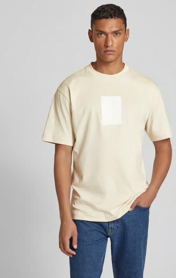Boss T-shirt met statement- en labelprint model 'Tessin' - Foto 3