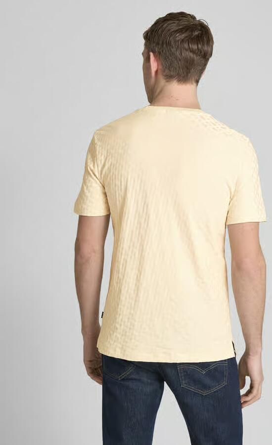 Boss T-shirt met structuurmotief model 'Thompson'