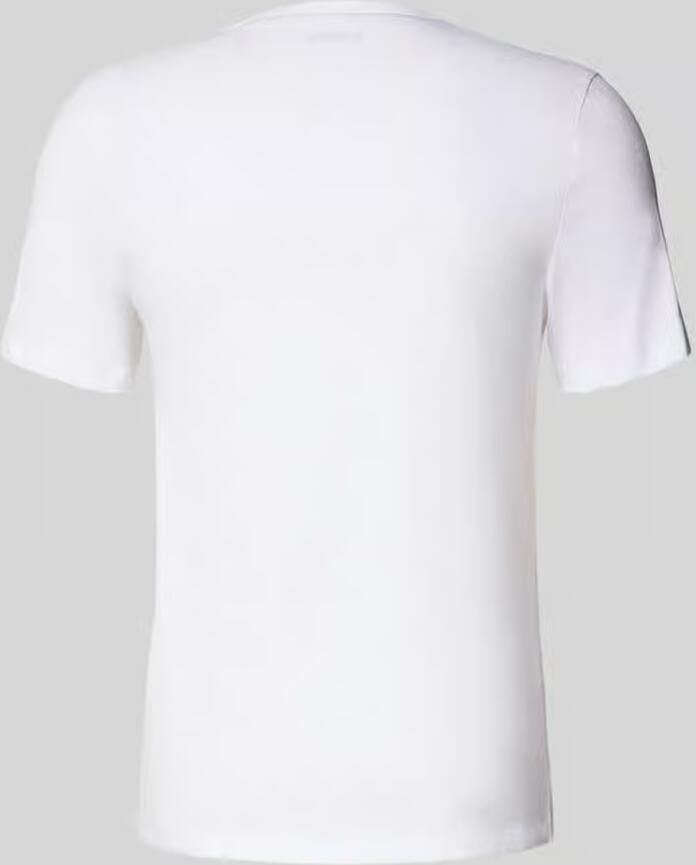 Boss Katoenen T-shirts 3-pack Regular Fit V-hals Logo Borduursel White Heren - Foto 12