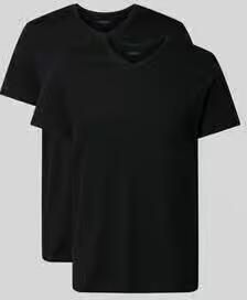 Boss T-shirt met V-hals in een set van 2 stuks model 'ComfortS'