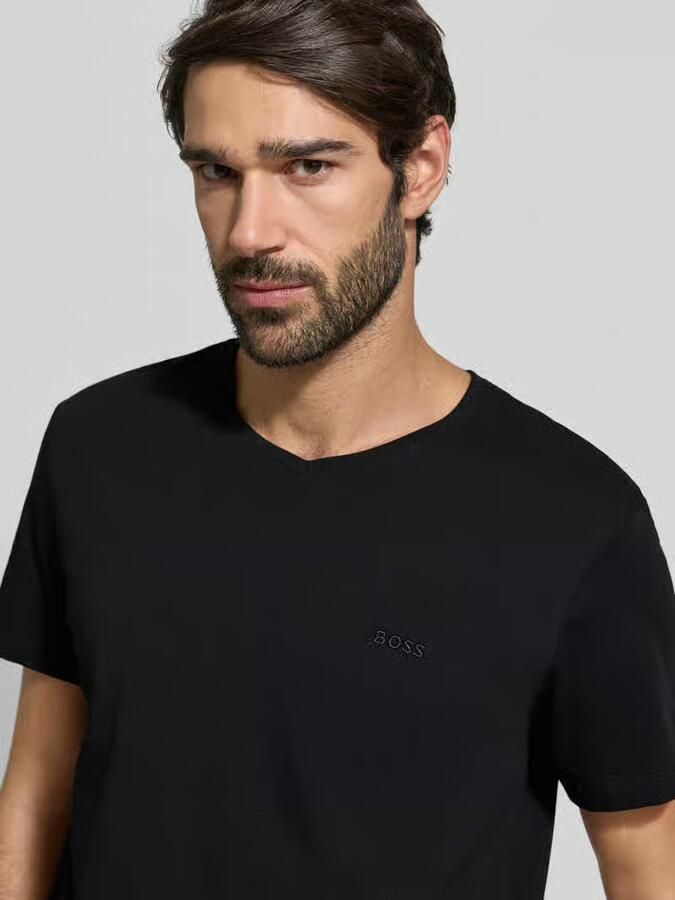 Boss T-shirt met V-hals in een set van 2 stuks model 'ComfortS' - Foto 2