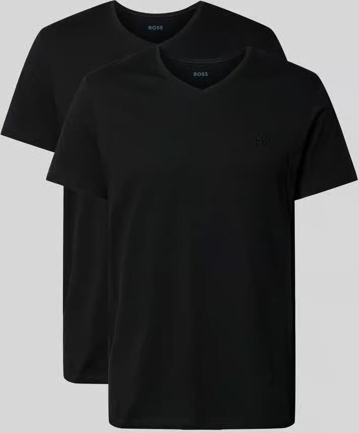 Boss T-shirt met V-hals in een set van 2 stuks model 'ComfortS'