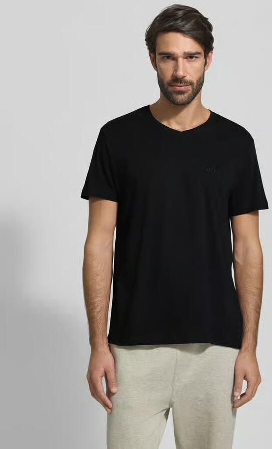 Boss T-shirt met V-hals in een set van 2 stuks model 'ComfortS' - Foto 3