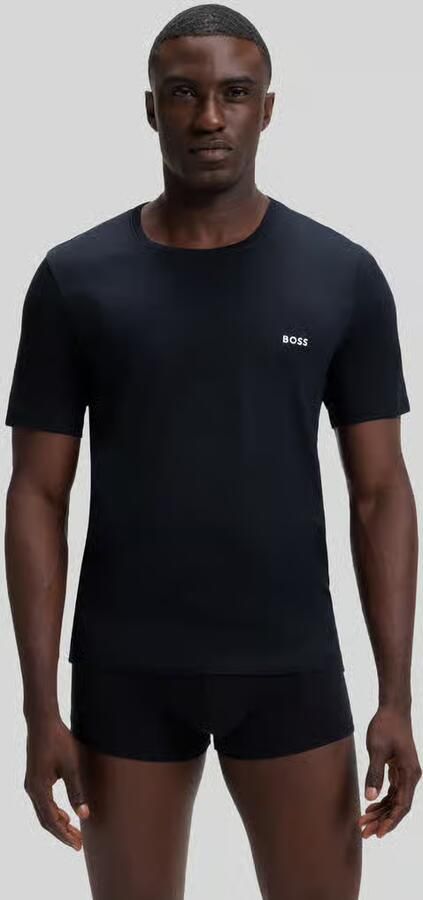 Boss T-shirtset met logo-opschrift in set van 3 - Foto 3