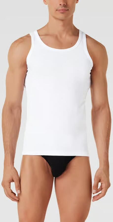 Boss Tanktop met labeldetail in een set van 2 stuks model 'Modern' - Foto 2