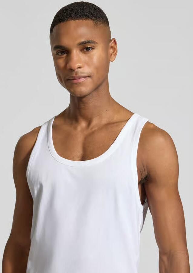 Boss Tanktop met labeldetail in een set van 3 stuks model 'Modern'