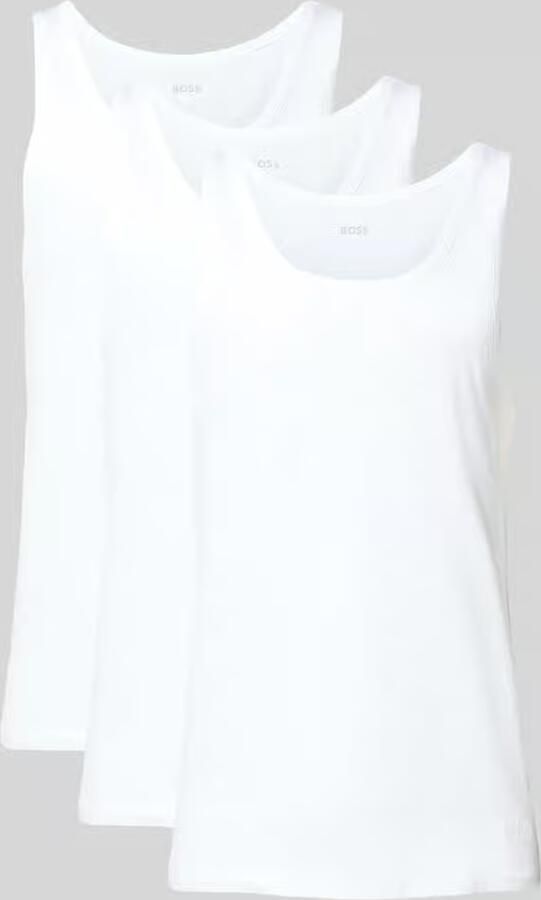 Boss Tanktop met labeldetail in een set van 3 stuks model 'Modern' - Foto 6
