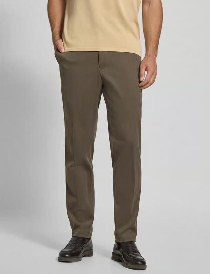 Boss Tapered broek van mini-corduroy model 'PERIN' - Foto 3
