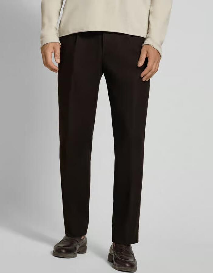 Boss tapered fit smalle broek van pure katoen model 'H-Perino-PLDTLWG-263' - Foto 2