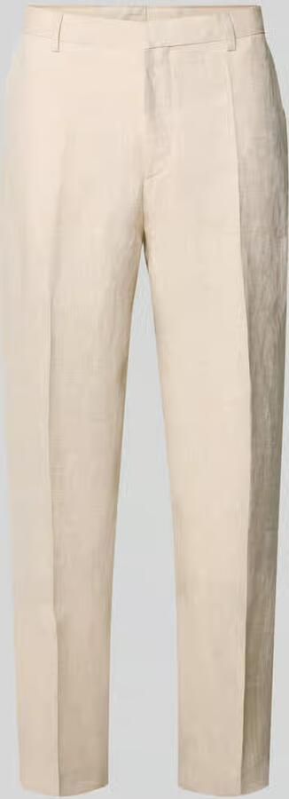 Boss Tapered pantalon van puur linnen model 'H-PERIN' - Foto 2