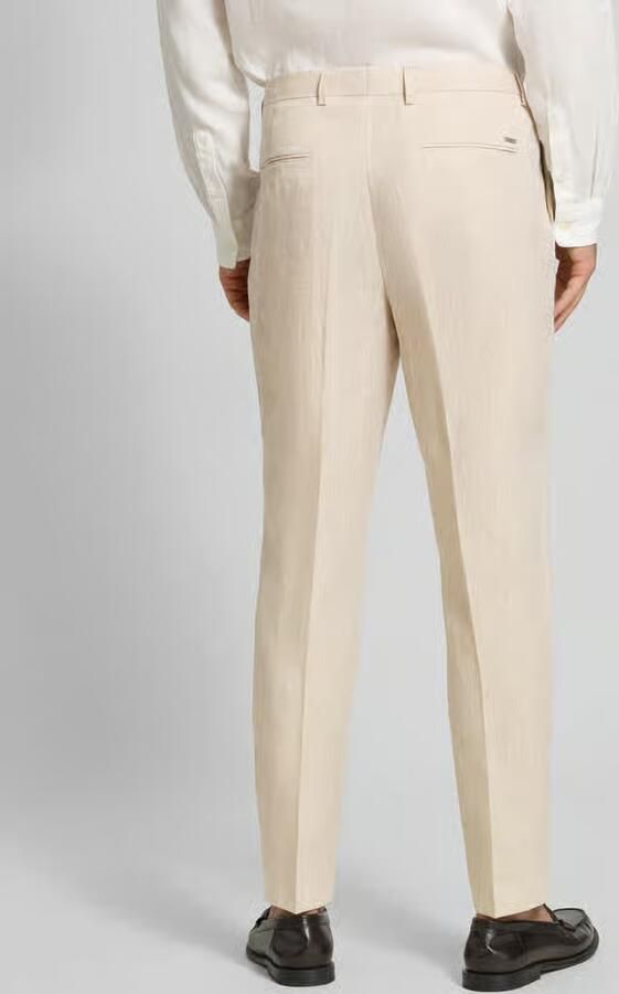 Boss Tapered pantalon van puur linnen model 'H-PERIN' - Foto 2